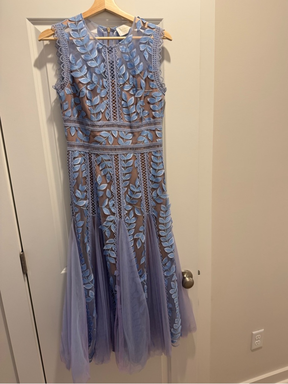 Bronx and Banco Violet Flared Midi Dress - Picture 2 of 5